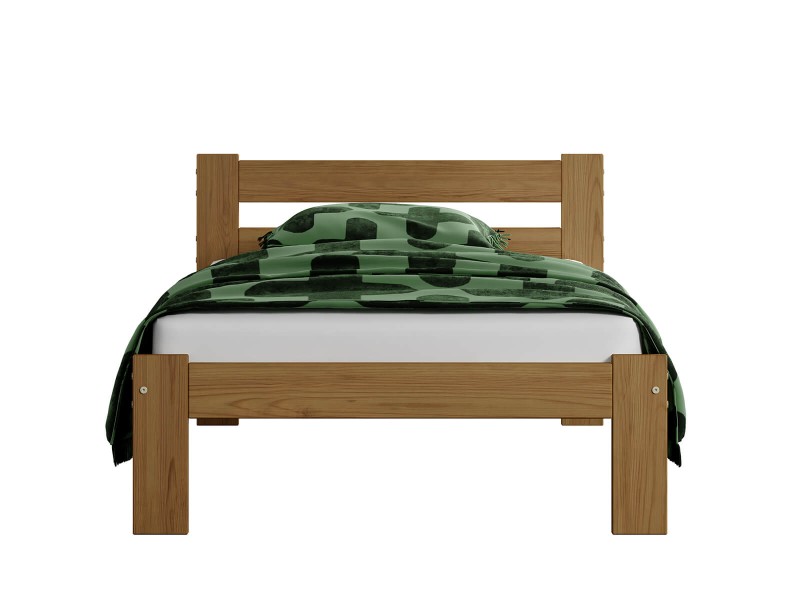 Postel z masivu VitBed 90x200cm Akio dub s roštem