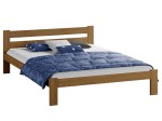 Postel z masivu VitBed 140x200cm Akio dub s roštem + Matrace Heka 140x200