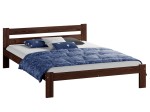 Postel z masivu VitBed 160x200 Akio ořech s roštem + Matrace Heka 160x200