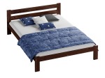 Postel z masivu VitBed 160x200 Akio ořech s roštem + Matrace Heka 160x200