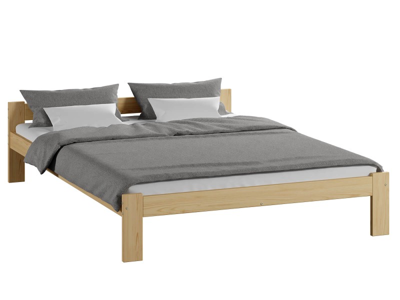 Postel z masivu VitBed 120x200 Isao borovice s roštem