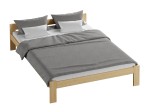 Postel z masivu VitBed 140x200 Isao borovice s roštem + Matrace Heka 140x200