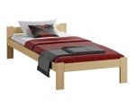 Postel z masivu VitBed 90x200 Isao není lakovaná s roštem