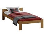Postel z masivu VitBed 90x200 Isao dub s roštem