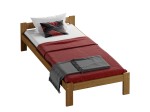 Postel z masivu VitBed 90x200 Isao dub s roštem + Matrace Heka 90x200