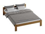 Postel z masivu VitBed120x200 Isao dub s roštem + Matrace Heka 120x200
