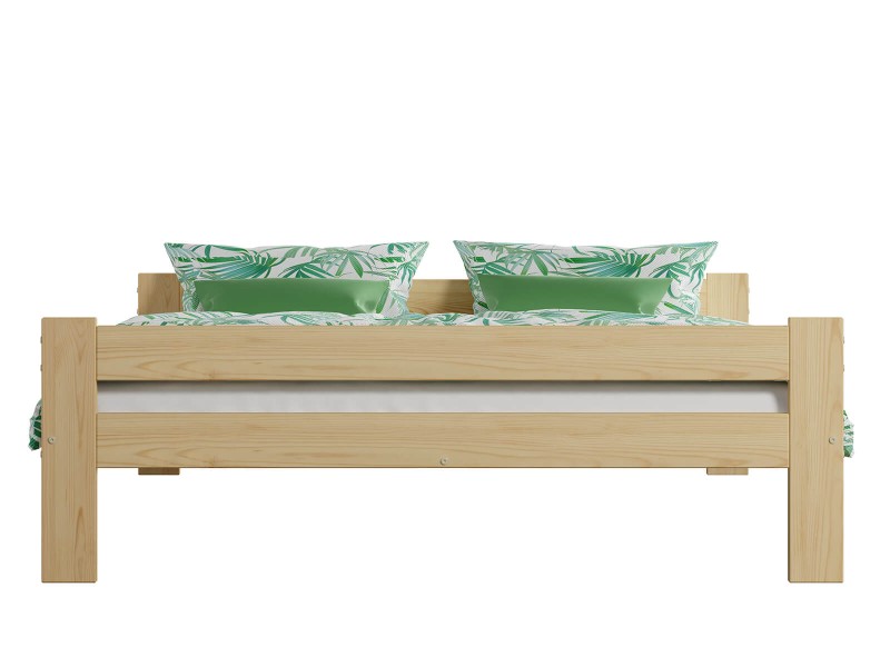 Postel z masivu VitBed 140x200 Fumi borovice s roštem