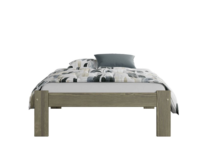 Postel z masivu VitBed 90x200 Anzu lanýžový dub s roštem