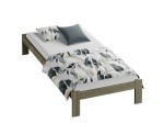 Postel z masivu VitBed 90x200 Anzu lanýžový dub s roštem
