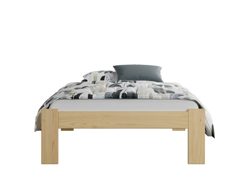 Postel z masivu VitBed 90x200 Anzu borovice s roštem + Matrace Karatos 90x200