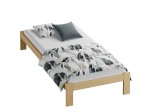 Postel z masivu VitBed 90x200 Anzu borovice s roštem + Matrace Karatos 90x200