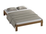 Postel z masivu VitBed 120x200 Anzu dub s roštem + Matrace Karatos 120x200