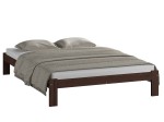 Postel z masivu VitBed 120x200 Anzu ořech s roštem + Matrace Karatos 120x200