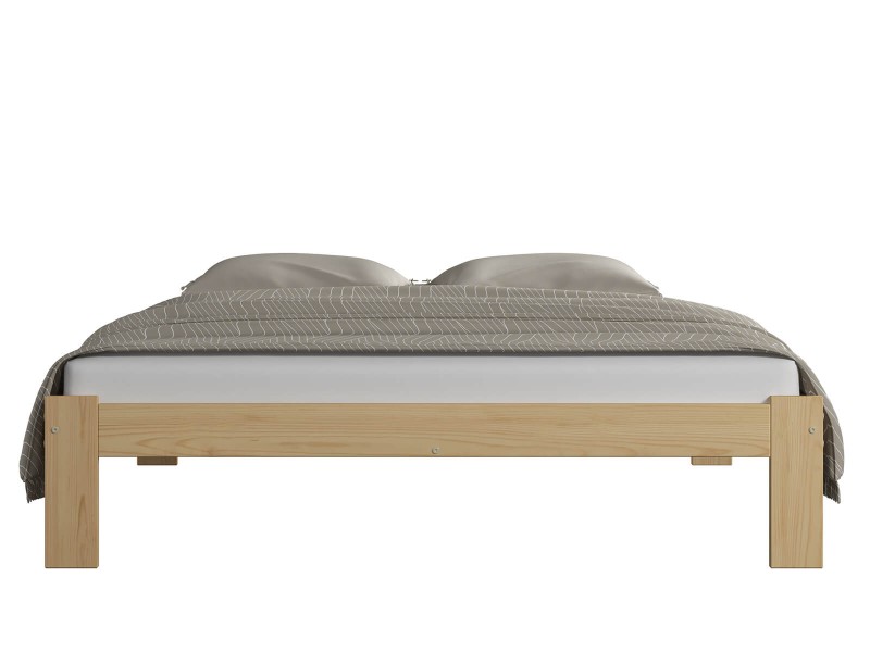Postel z masivu VitBed 120x200 Anzu borovice s roštem + Matrace Karatos 120x200
