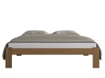 Postel z masivu  VitBed 140x200 Anzu dub s roštem + Matrace Karatos 140x200