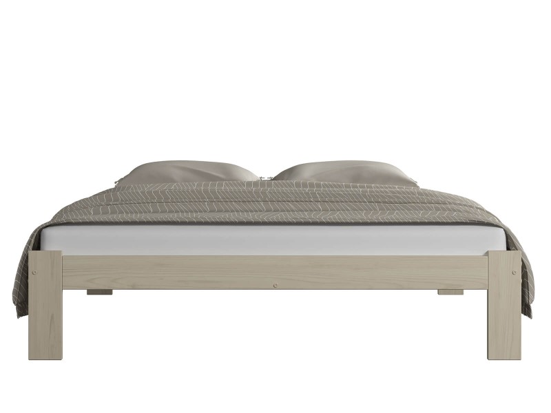 Postel z masivu VitBed 160x200 Anzu bílá borovice s roštem