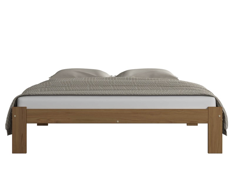Postel z masivu VitBed 160x200 Anzu dub s roštem + Matrace Karatos 160x200