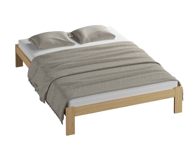 Postel z masivu VitBed 160x200 Anzu borovice s roštem + Matrace Karatos 160x200