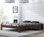 Postel z masivu 180x200 Adéla ořech s roštem
