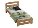Postel z masivu 90x200 Saša olše s roštem