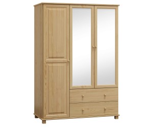 Šatní skříň 3Dč6 šířka 120 borovice
