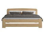 Postel z masivu 180x200 Saša borovice s roštem