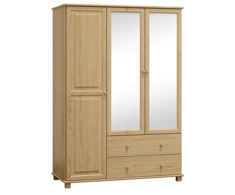 Šatní skříň 3Dč6 šířka 133 borovice