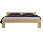 Postel z masivu 140x200 Jasněna borovice s roštem