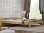 Postel z masivu 180x200 Jasněna borovice s roštem
