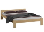 Postel z masivu 180x200 Jasněna borovice s roštem