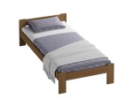Postel z masivu 90x200 Jasněna dub s roštem