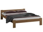 Postel z masivu 140x200 Jasněna dub s roštem