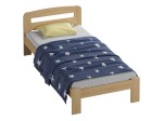 Postel z masivu 90x200 Marcelína borovice s roštem