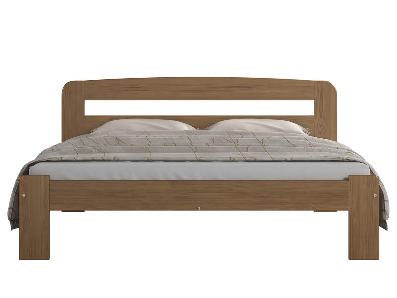 Postel z masivu 160x200 Marcelína dub s roštem