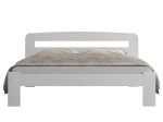 Postel z masivu 120x200 Marcelína bílá s roštem