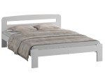 Postel z masivu 160x200 Marcelína bílá s roštem