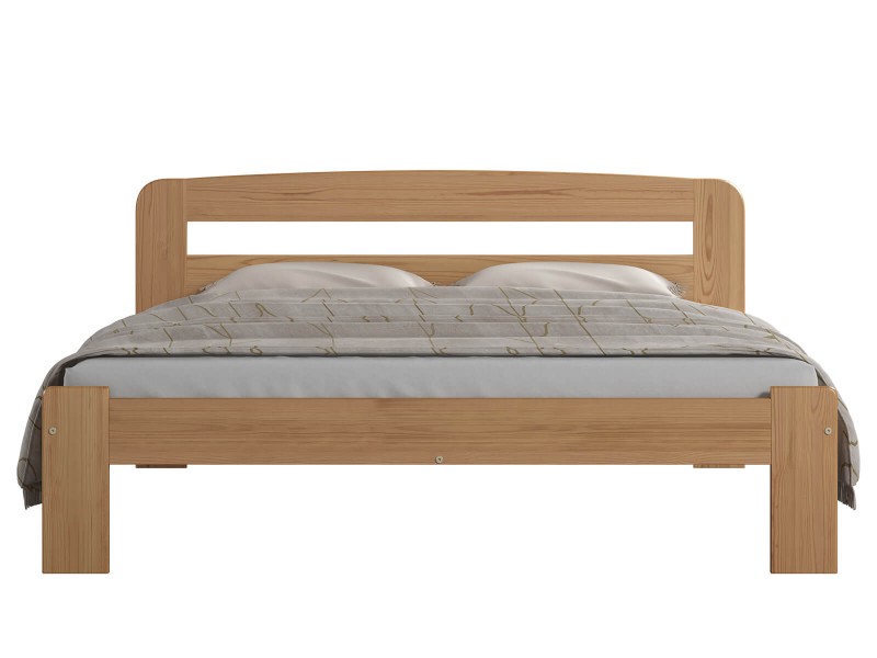 Postel z masivu 160x200 Marcelína olše s roštem