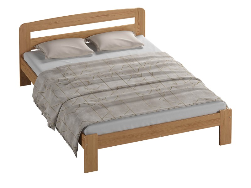 Postel z masivu 160x200 Marcelína olše s roštem