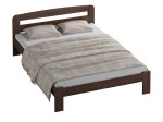 Postel z masivu 180x200 Marcelína ořech s roštem