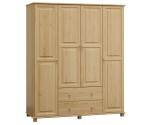 Šatní skříň 4Dč2 šířka 160 borovice