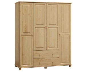 Šatní skříň 4Dč2 šířka 160 borovice