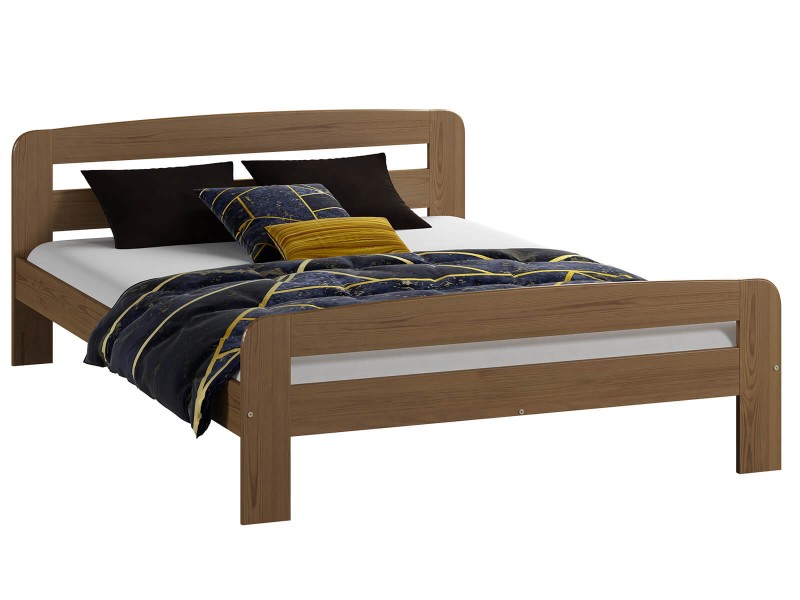 Postel z masivu 180x200 Nastěnka dub s roštem