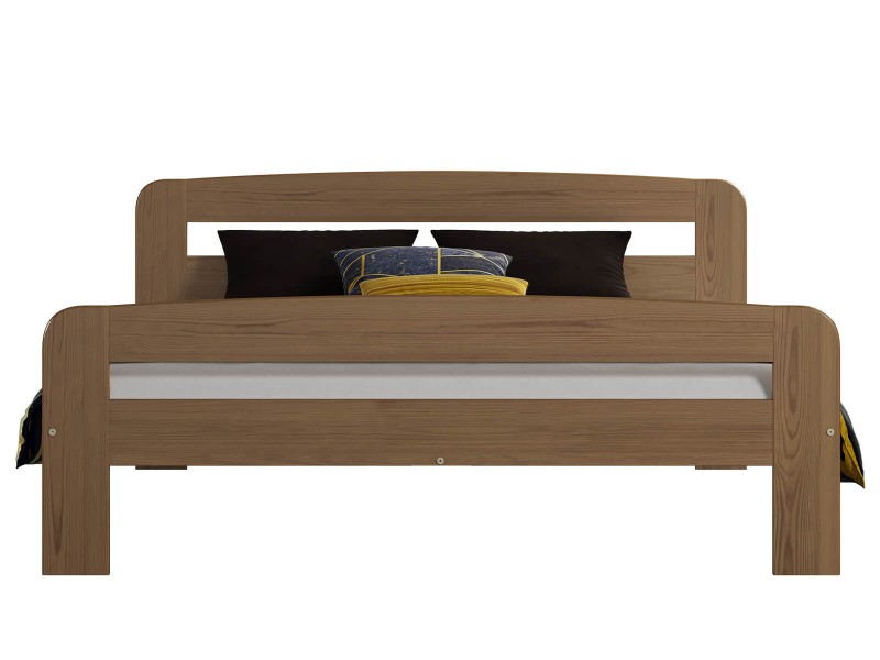 Postel z masivu 180x200 Nastěnka dub s roštem