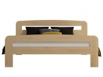 Postel z masivu 140x200 Nastěnka borovice s roštem