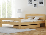 Postel z masivu 180x200 Nastěnka borovice s roštem