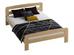 Postel z masivu 180x200 Nastěnka borovice s roštem