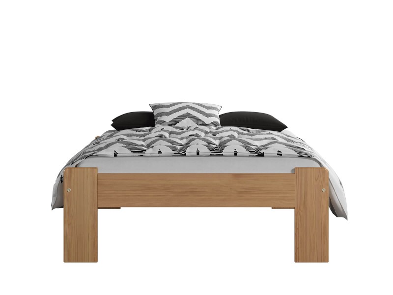 Postel z masivu 90x200 Adéla olše s roštem