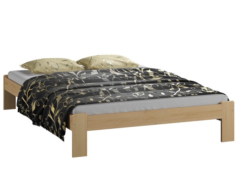 Postel z masivu 180x200 Adéla borovice s roštem