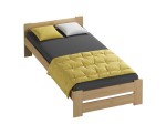 Postel z masivu 90x200 Euro borovice s roštem
