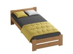 Postel z masivu 90x200 Euro olše s roštem